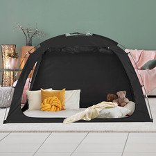 Bed Tent Full Size Bed Canopy, Light Reducing Sleeping Tent Lightweight Portable