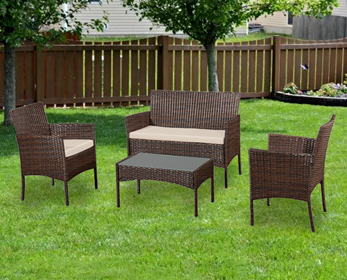 ebay 4 piece rattan garden furniture