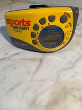 SONY WALKMAN SRF-M78 FM AM Sports Radio Wrist Arm Band Strap TESTED