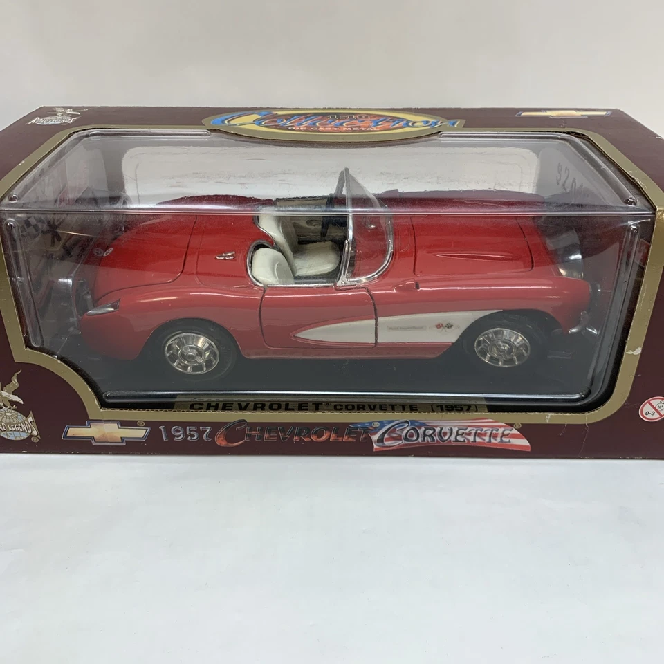 Chevrolet Corvette 1957 Collection Road Legends em escala 1/18 novo na caixa original - Imagem 2 de 4