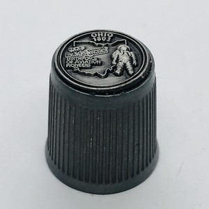 Ohio Souvenir State Pewter Thimble - Birthplace of Aviation