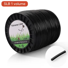 .095"x1500FT Star String Trimmer Line in Spool 5LB Nylon Weed Eater Line