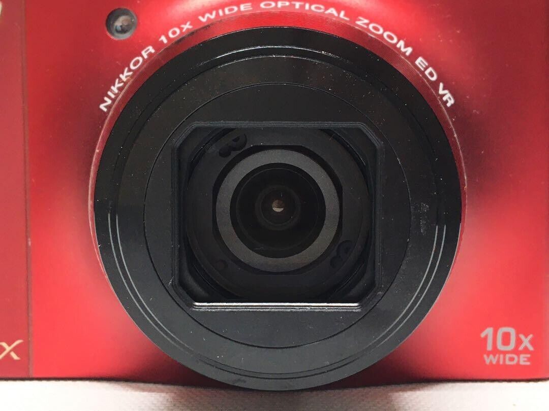 Nikon COOLPIX S8000 Red Digital Camera 14.2 MP 10x Optical Nikon COOLPIX S8000 Red Digital Camera 14.2 MP 10x Optical