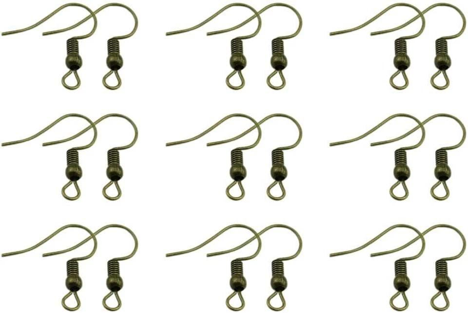 100 Crochets boucles d'oreilles bijoux fantaisie Accessoires pour DIY Bricolage - Photo 3/4