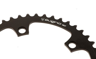 Sugino 46t Single Speed Chainring 130BCD 5-Bolt 1/2