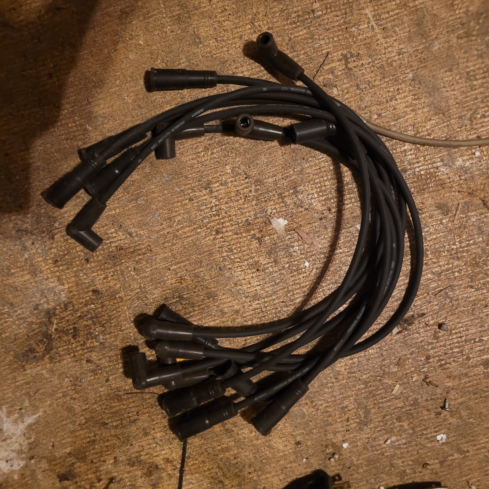 9 ct set of ac delco premium silicone 7mm spark plug wires eBay