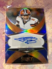 2024 Johnny Manziel select signature SSP-JML 80/99 plus 3 cards