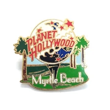 Planet Hollywood Myrtle Beach Pin Lapel Enamel Collectible Vintage