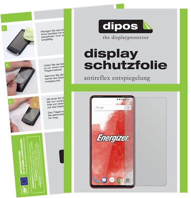 5x Schutzfolie für Energizer Power Max P18K Pop Display Folie matt