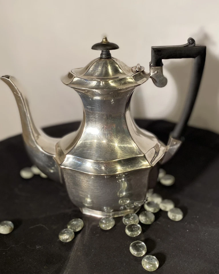 Juego de té Cheltenham Sheffield RARO plato de plata 02007 ¡venta seria! Foto 3 de 4