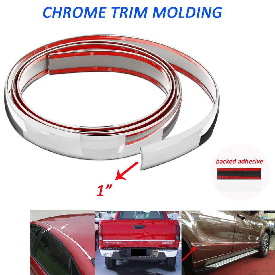 Chrome Rear Trunk Lid Trim For Honda CR-V 2017-2023 – ABS Plastic With Adhesive Tape, Decorative Molding