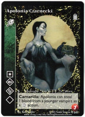 Apolonia Czarnecki Malkavian Echoes of Gehenna V:TES VTES Vampire CCG