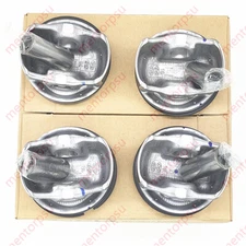 4PCS NEW ENGINE PISTON & PIN &RING KIT For Hyundai Elantra Kia Soul Forte 2.0L