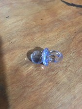 150 Mini Acrylic Pacifiers for Baby Shower 0.86 Inch Bulk BLUE