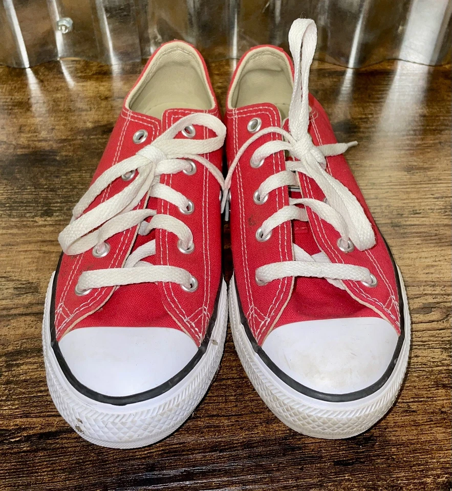 Camiseta baja Converse Youth Kids Chuck Taylor All Star roja talla US 3 jóvenes 35 EUR Foto 2 de 4