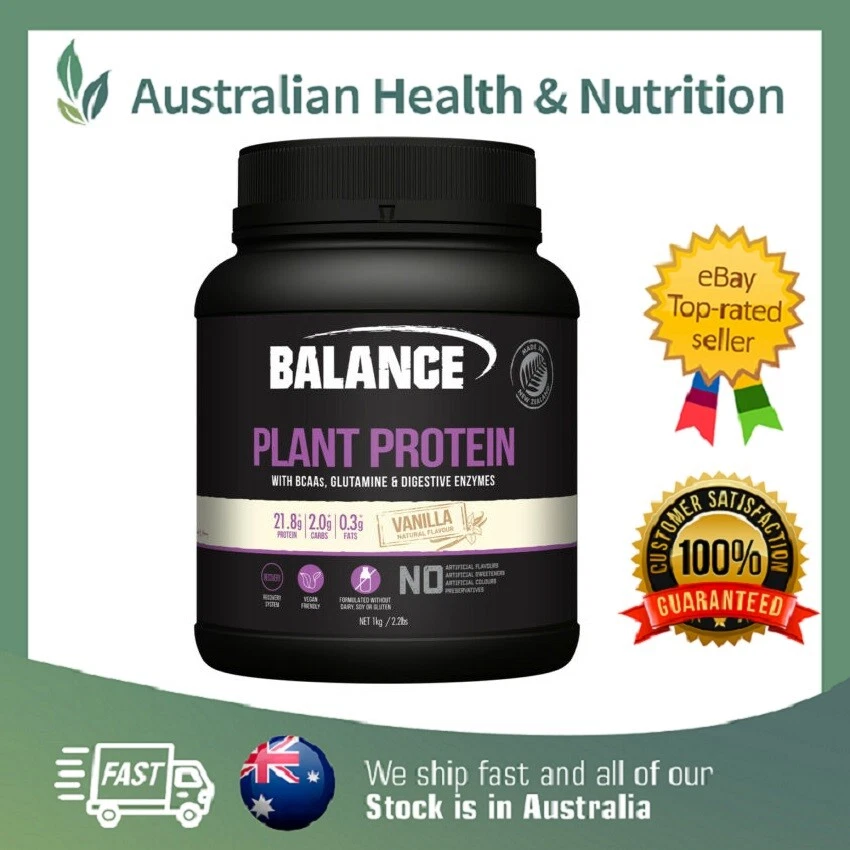 BALANCE PLANT PROTEIN 1KG // CHOOSE FLAVOUR + FREE SAME DAY SHIPPING & SHAKER
