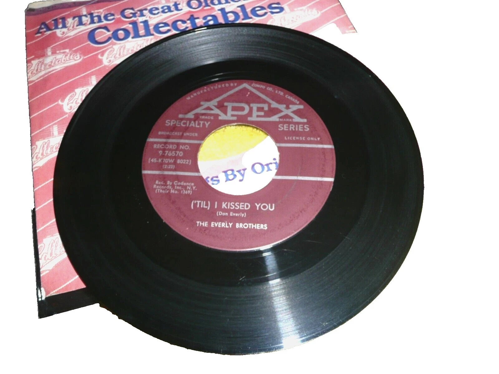 R&B & Soul The Everly Brothers 45 RPM Speed Vinyl Records