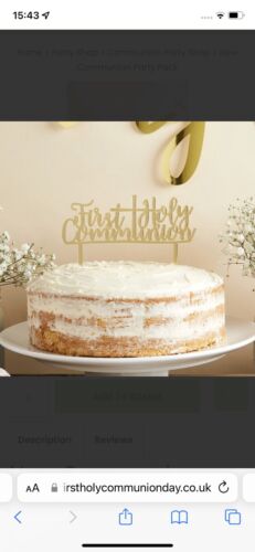First Communion Party Decoration Pack TRP £25 - Picture 2 of 3
