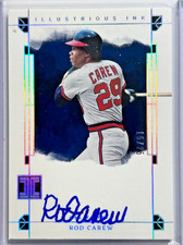 Rod Carew AUTO #/25 Illustrious ink 2024 Panini Impeccable Autograph Signature