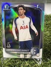 Luca Williams-Barnett Bowman 1st Refractor 2025-26 UEFA UCC Chrome #BU-LWB