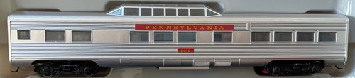 ATHEARN 7933 HO PENNSYLVANIA PLATEADO AERODINÁMICO VISTA PASAJERO DOMO COCHE PRR | Zustand: New