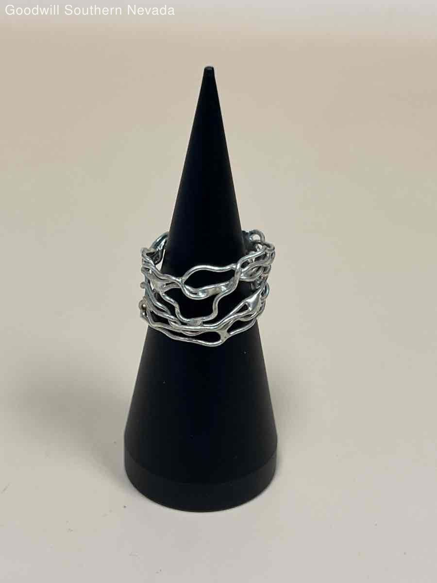 Irregular Wire Ring - Size 9 - image 2