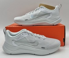 Nike Women  s Downshifter 12 White Metallic Silver Size 5.5 DD9294 100