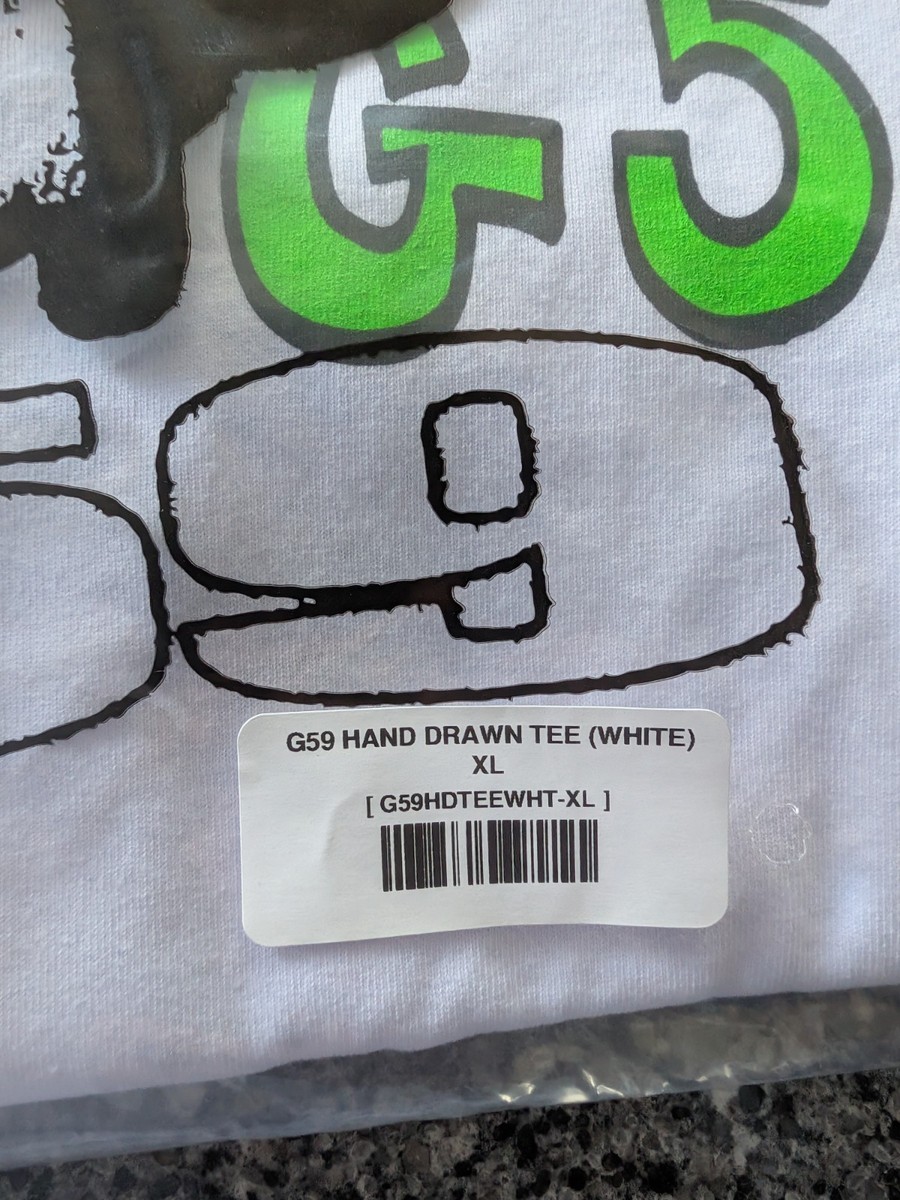 G59 X Asspizza Hand Drawn Tee XL | eBay