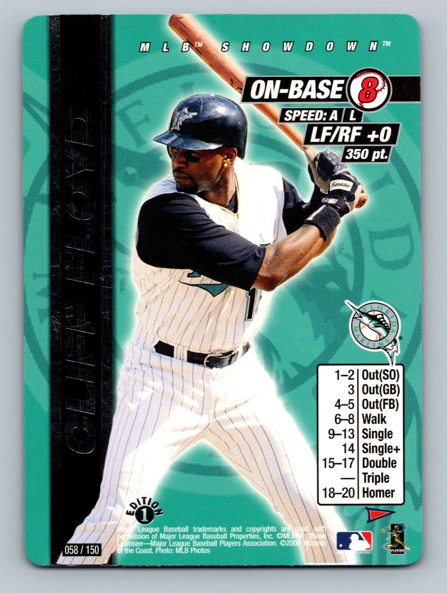 Cliff Floyd Florida Marlins Baseball Sports Trading Cards