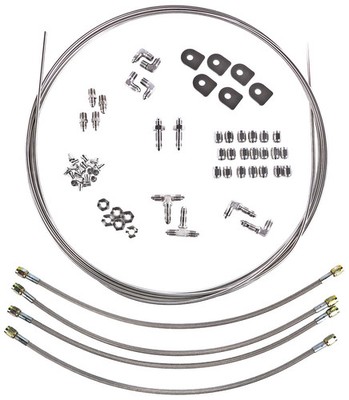 JEGS 635290 Stainless Steel Universal Brake Line Kit