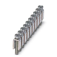 Phoenix contact 0201184 FB 10- 6 fixed bridge silver 6.2 mm 10 positions new