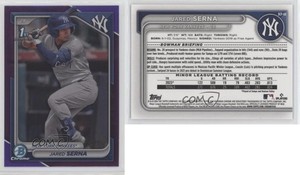 2024 Bowman Chrome Prospects Purple Refractor /250 Jared Serna #BCP-68