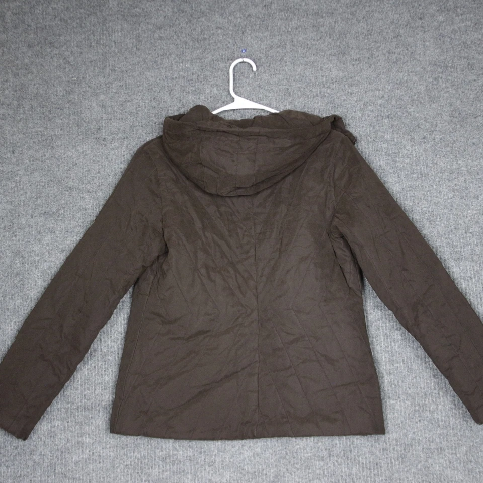 1 Chaqueta acolchada con capucha marrón acolchada para mujer Madison talla M Foto 4 de 4