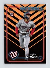 2024 Topps Update Nasim Nunez #US267 Holiday Foil