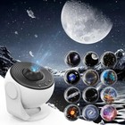 LED Galaxy Projector Starry Night Light Moon Star Sky Nebula Projection Lamp US