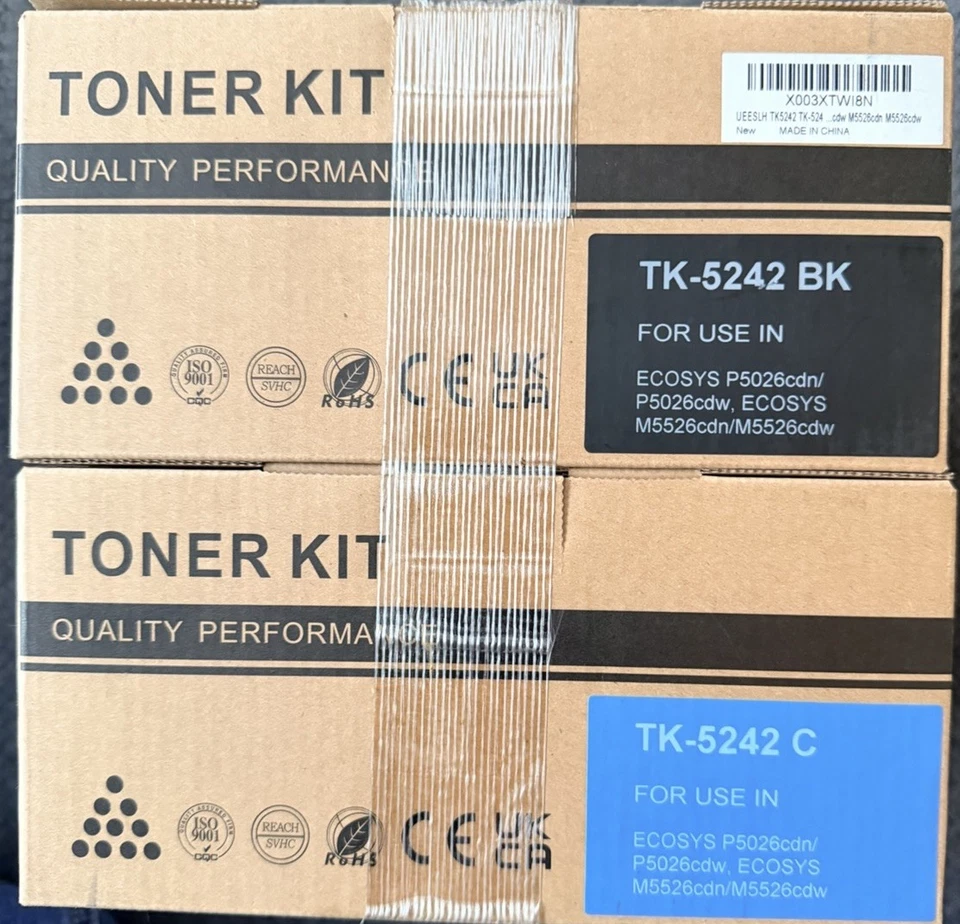 Juego de 4 cartuchos de tóner Kyocera TK5242 ECOSYS P5026cdw cdn M5526cdn cdw Foto 2 de 4