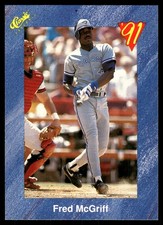 Fred McGriff 1991 Classic I #T88 Blue Jays MLB READ FREE SHIPPING AutographDen