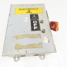 General Electric TH3361J 30A 600AC 250VDC Fused Safety Disconnect Switch