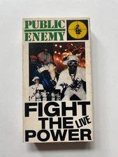 VCR Tape Public Enemy: Fight The Power Live VHS Tape 