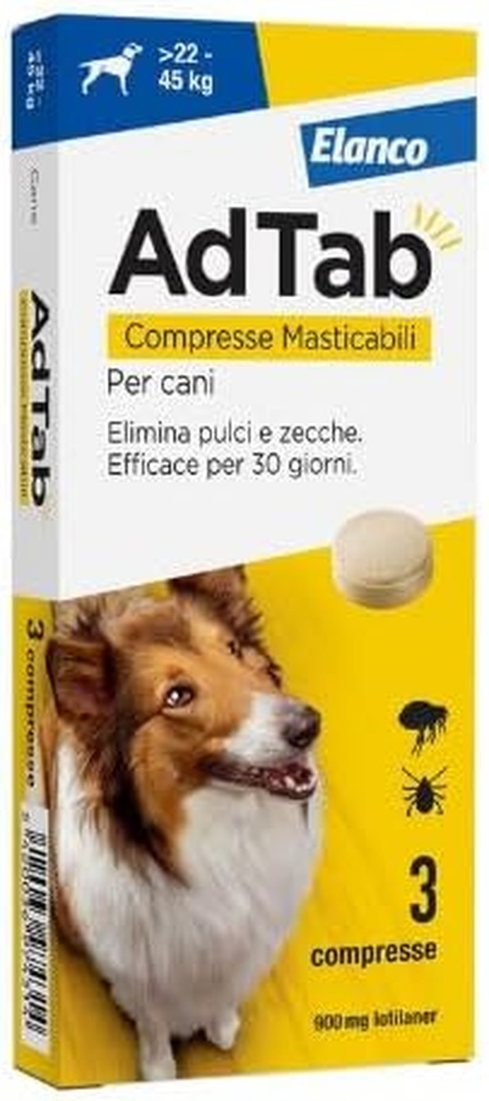 3 Compresse Masticabili Cani 900 Mg 22-45 Kg