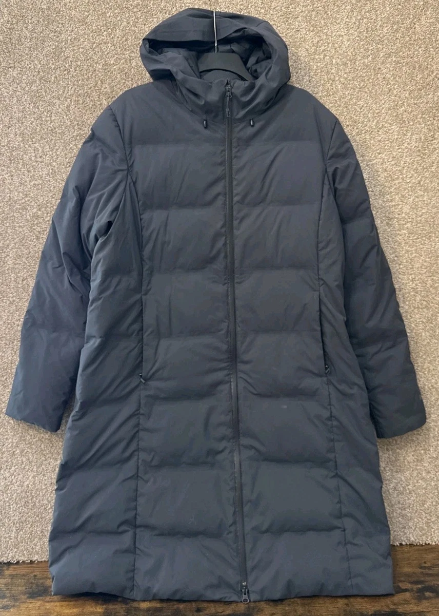Patagonia Womens Size XL Jackson Glacier Down Parka Hoody Smolder