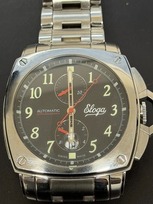 Rare Eloga Swiss Automatic Chronograph Watch Swiss  Wintime Ltd Edition  063/250