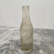 Vintage Pure Grape-Ola Glass Soda Bottle Embo...