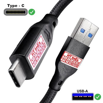 USB 3.2 USB-C Ladekabel Anschlusskabel Nylon für Meta Oculus Quest 3/Quest 2 