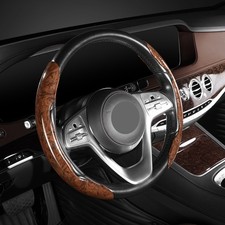 3pcs Car Steering Wheel Cover Non-slip Wood Grain Cover Universal Accessories 3pcs Car Steering Wheel Cover Non-slip Wood Grain Cover Universal Accessories