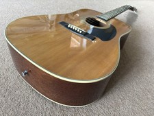 Hohner Arbor Series Vintage Acoustic Guitar Natural Dreadnought Made In Korea