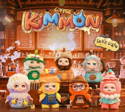 アチズ ATEEZfromm store トレカ コンプ　くまキャンディー Kimmon Let's Cafe Coffee Day Series Blind Box Confirmed Figure Toy タレントカード