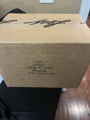 2025 Leaf Glory Of The Game Football Factory-sealed Case