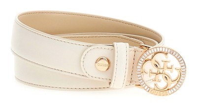GUESS Adjustable Belt W95 Gürtel Cream creme Neu