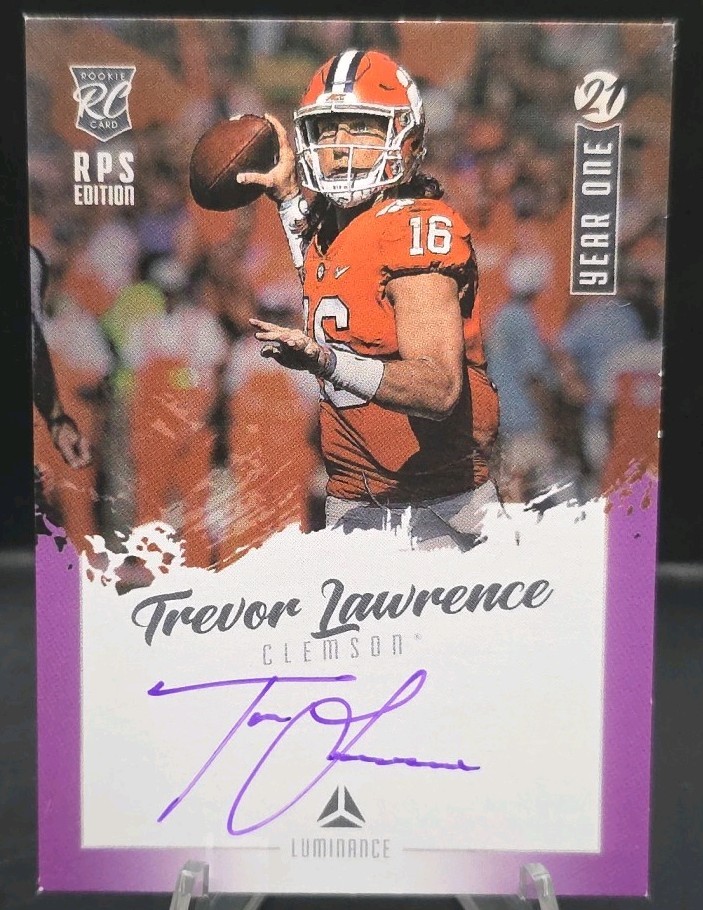 Trevor Lawrence Panini Luminance Year One Signatures Rps #YSTL Base